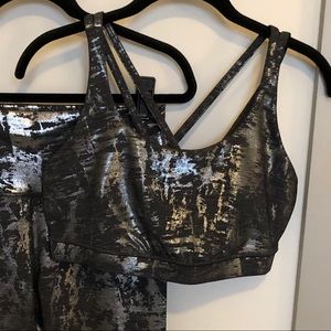 SPECIAL EDITION silver foil Energy bra